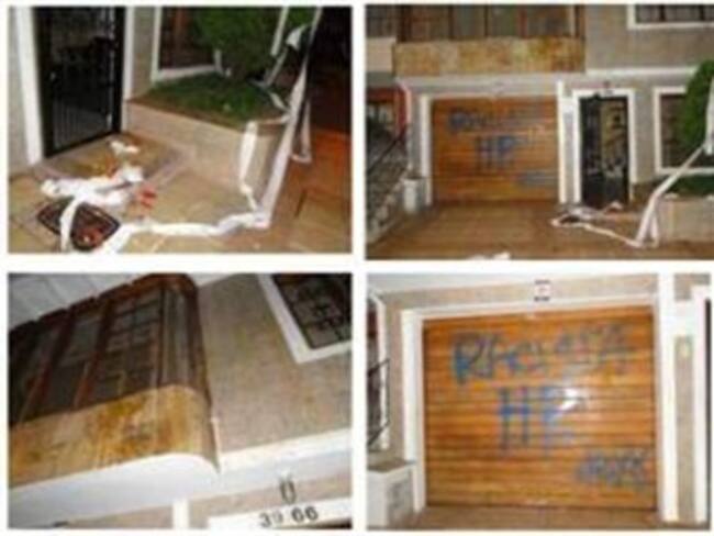 Atacaron con tomates la casa del diputado Rodrigo Mesa