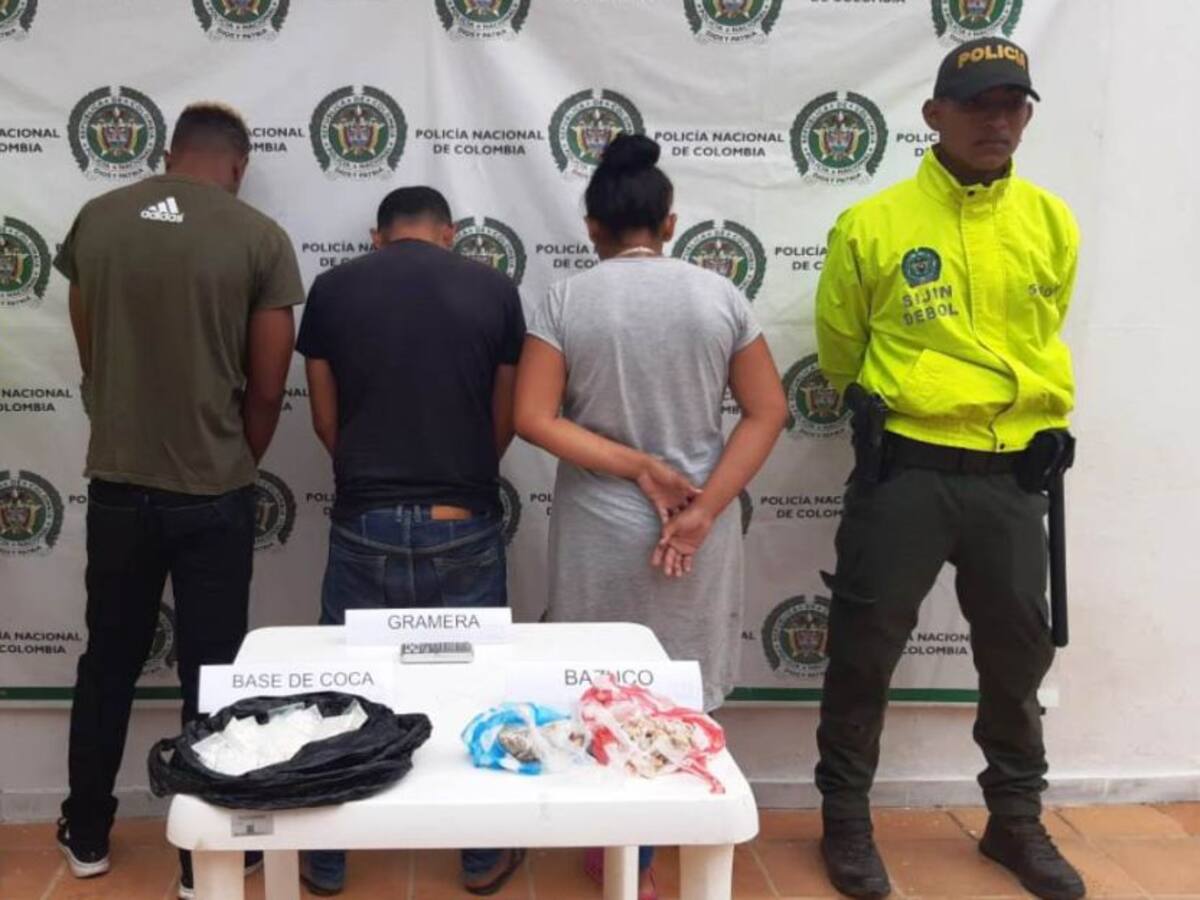 Capturan pareja de venezolanos, que lideraba red de microtráfico en Mompox