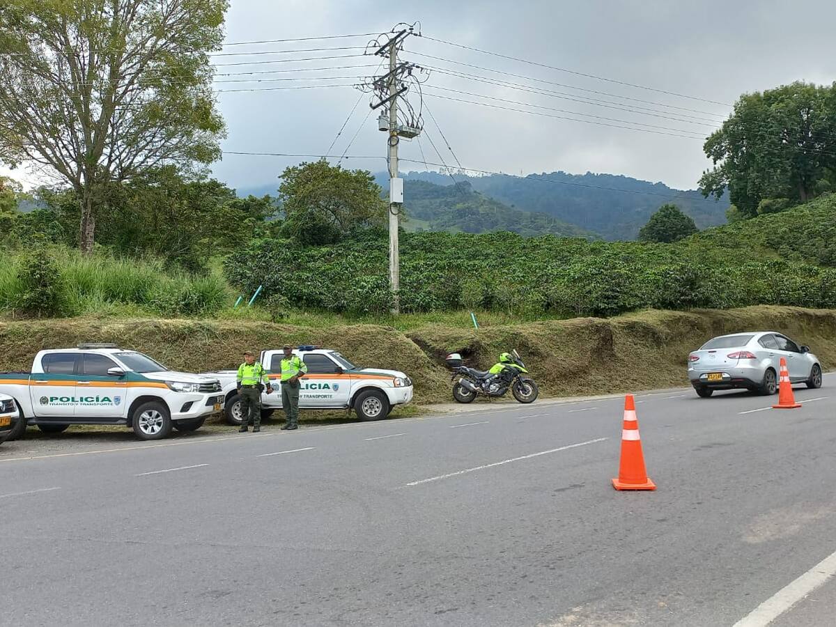 Cierres en vía La Línea y Autopistas del Café por competencia ciclística en el Quindío