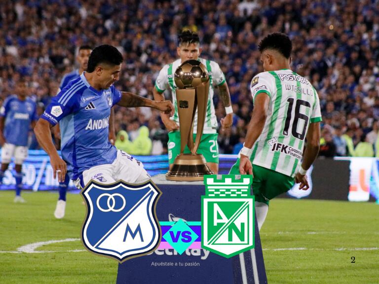 Cruces definidos en segunda fase de Copa Colombia: podría repetirse la final Millonarios vs Nacional / Getty Images