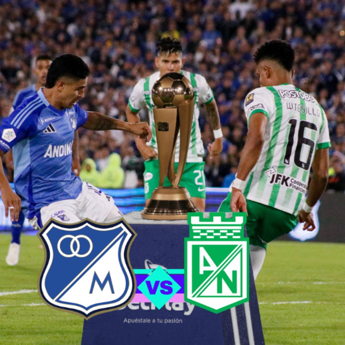 Cruces definidos en segunda fase de Copa Colombia: podría repetirse la final Millonarios vs Nacional