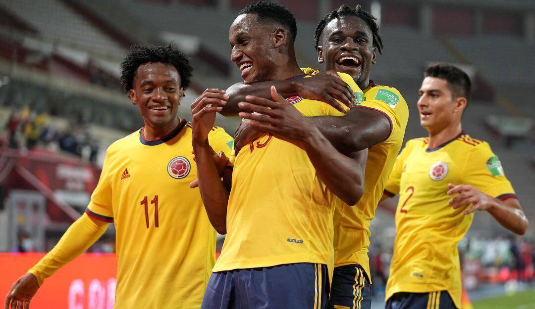 Así fue el golazo de Yerry Mina con Colombia ante Perú en las eliminatorias
