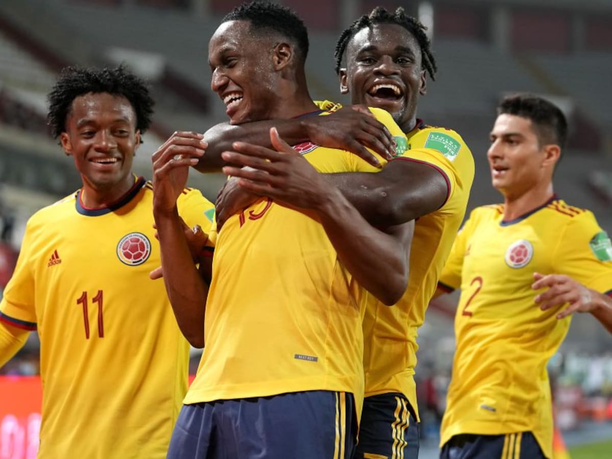 Así fue el golazo de Yerry Mina con Colombia ante Perú en las eliminatorias