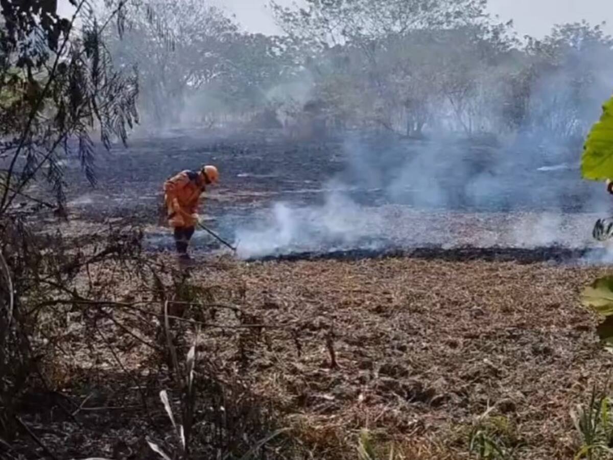 Incendio en Puerto Wilches ya completó 5 días