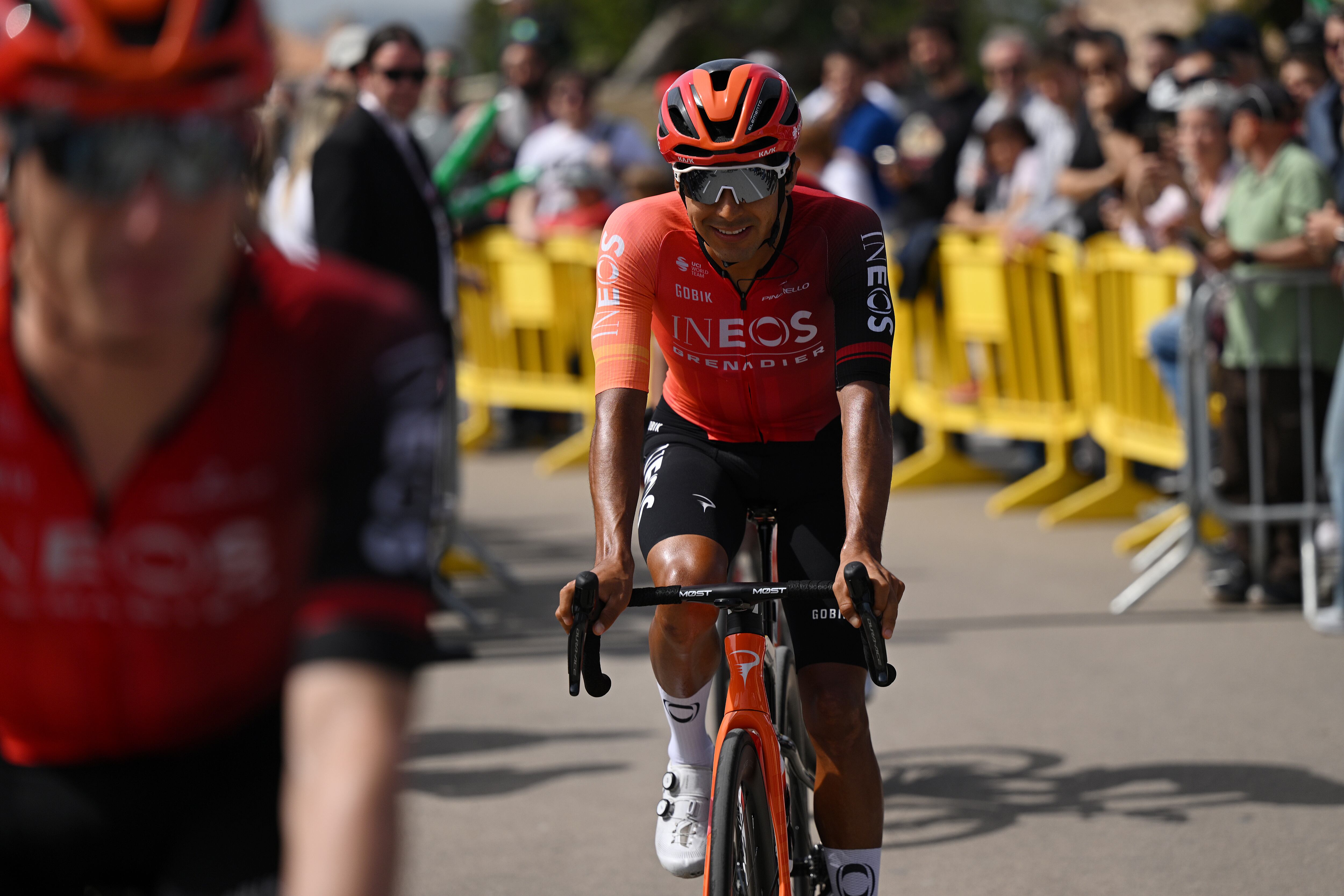 Brandon Rivera, pedalista colombiano. (Photo by David Ramos/Getty Images)