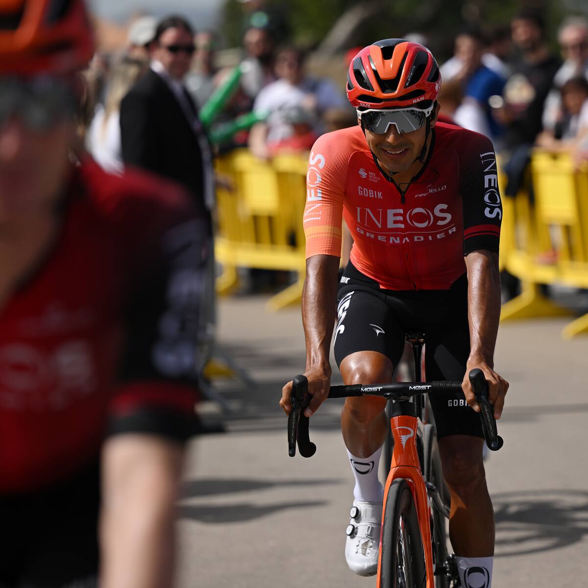 Brandon Rivera aprovechó una caída en la general para ser el mejor colombiano en Itzulia