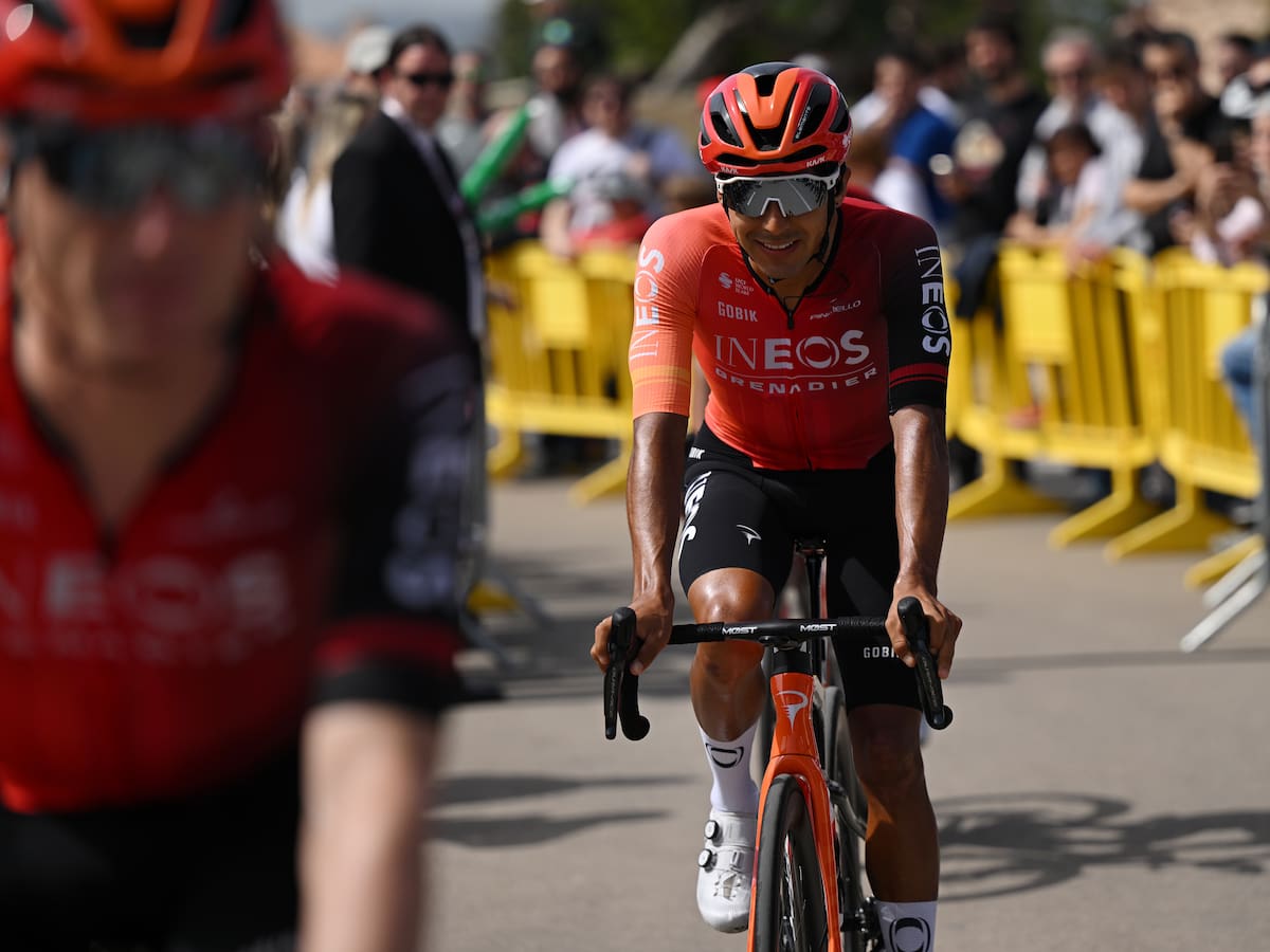 Brandon Rivera aprovechó una caída en la general para ser el mejor colombiano en Itzulia
