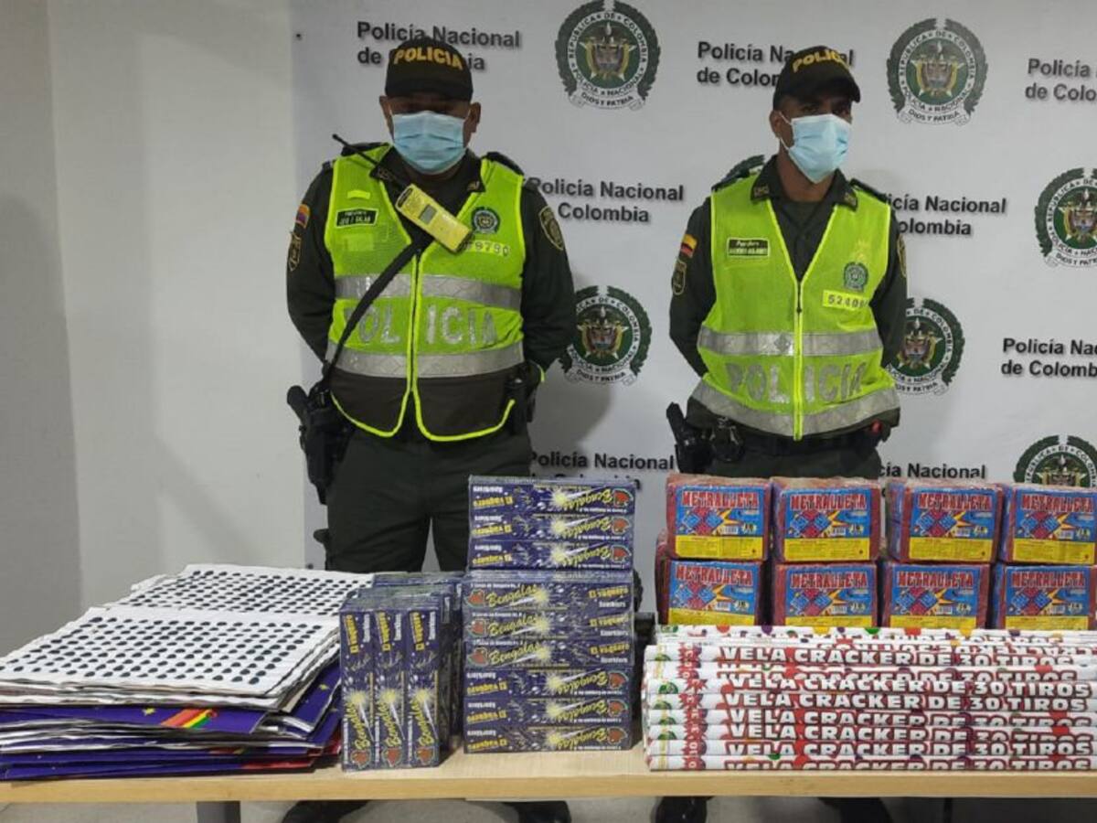 Policía incauta cargamento de pólvora en Barranquilla