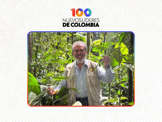 Alberto Gómez, fundador del Jardín Botánico de Quindío. | Foto: cortesía - Alberto Gómez