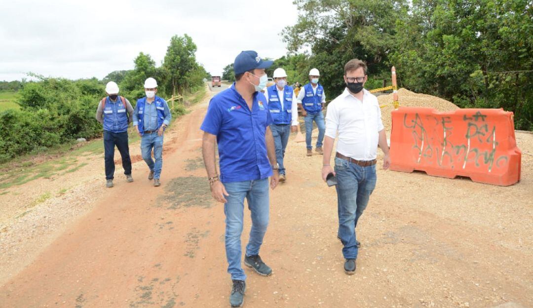 Gobernación de Sucre satisfecha con avance de vía Las Tablitas- San Marcos