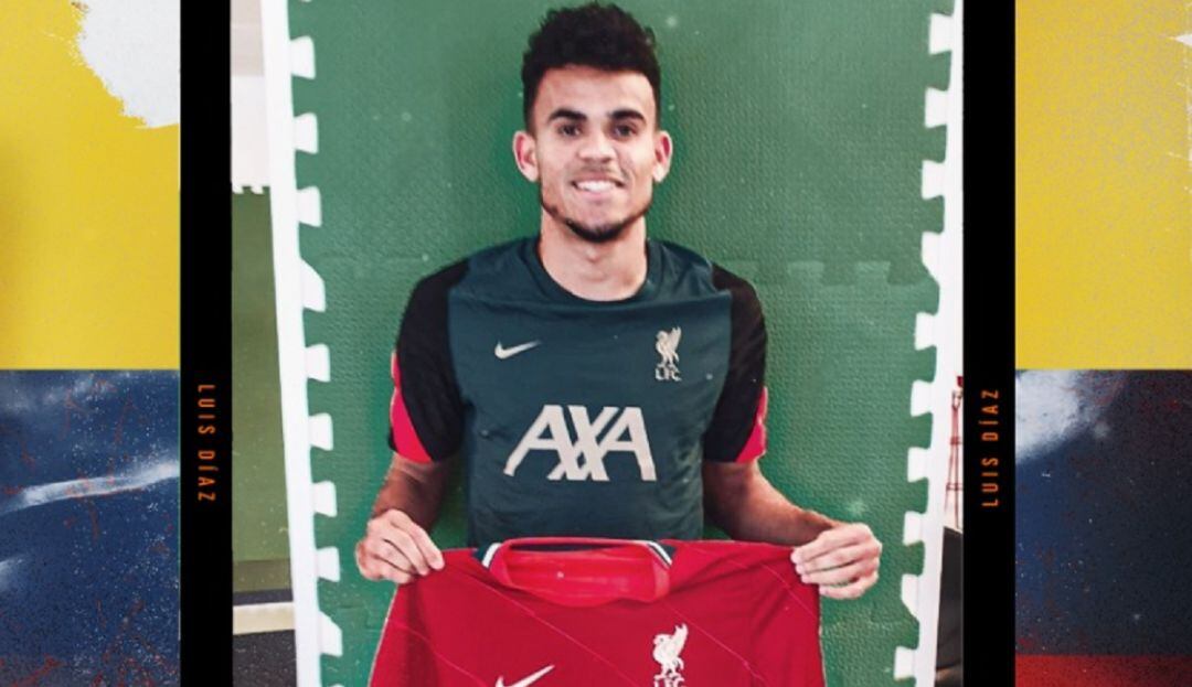 Luis Díaz firmó su contrato con el Liverppol hasta junio del 2027.