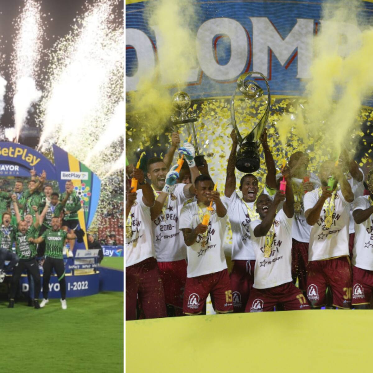 ¿Cuántas estrellas tienen Nacional y Tolima? Así está el palmarés de cada equipo