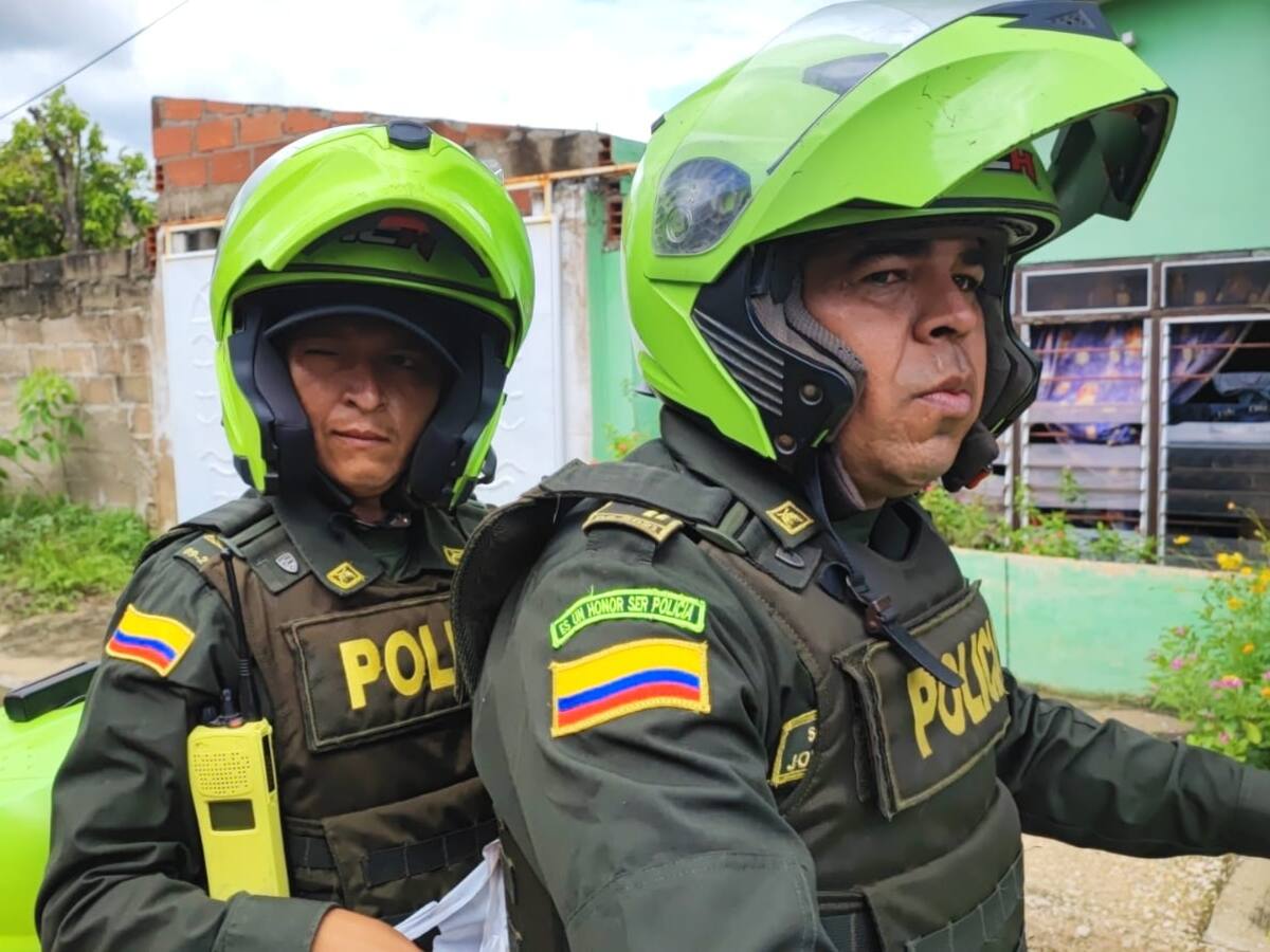 En Soplaviento- Bolívar joven cumplió su sueño y fue Policía por un día