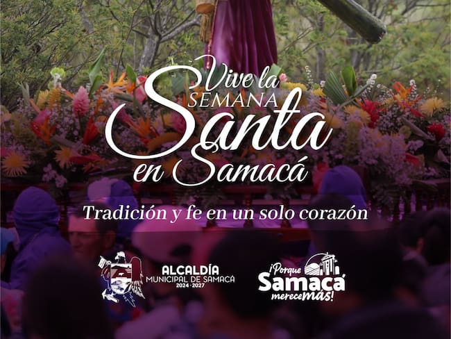 La Semana Santa, también se vive en Samacá