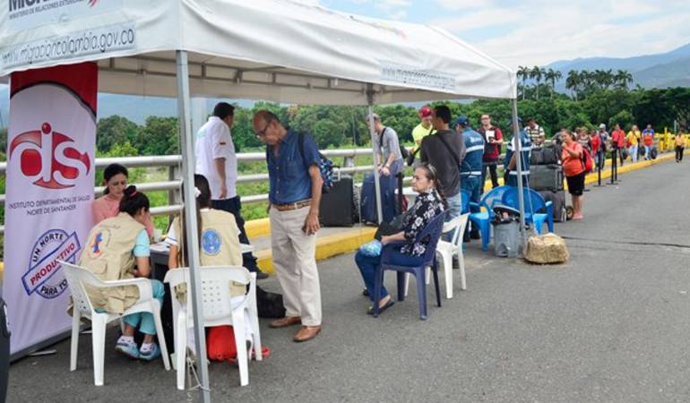 Venezolanos en la frontera colombo-venezolana