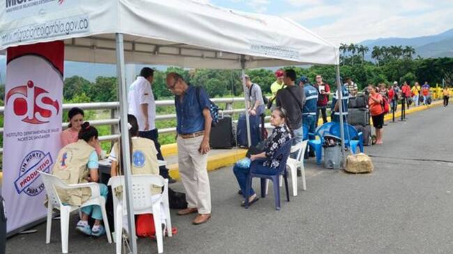 Venezolanos en la frontera colombo-venezolana