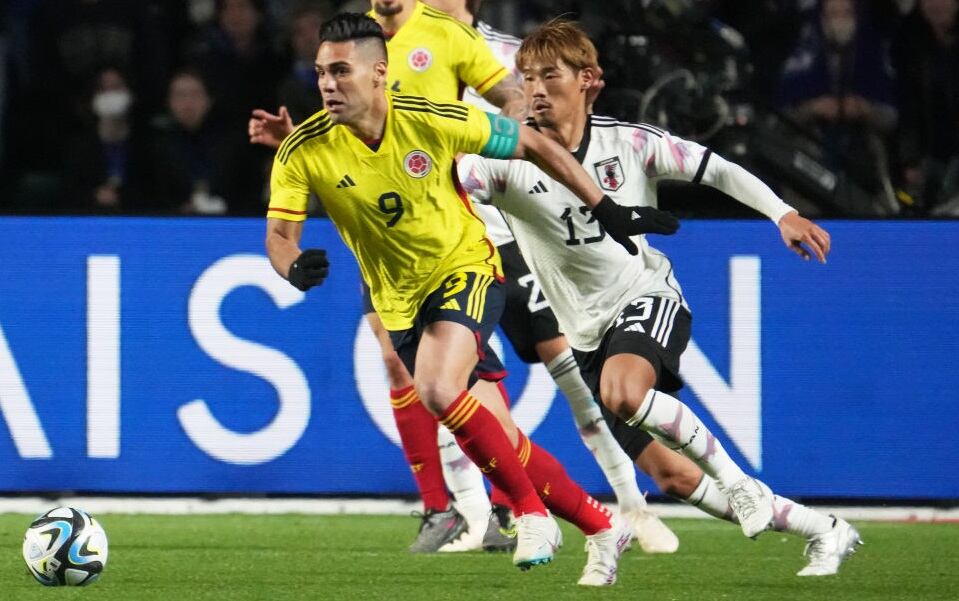 Falcao en el amistoso contra Japón /Getty Images
