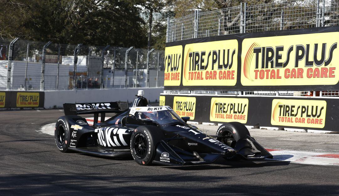 Tatiana Calderón en la IndyCar.