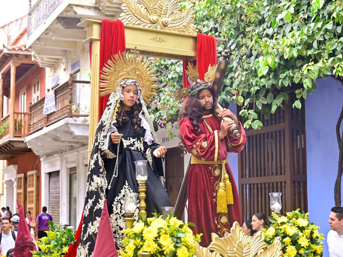 Procesión infantil Camino a la Pascua por el Centro Histórico de Cartagena