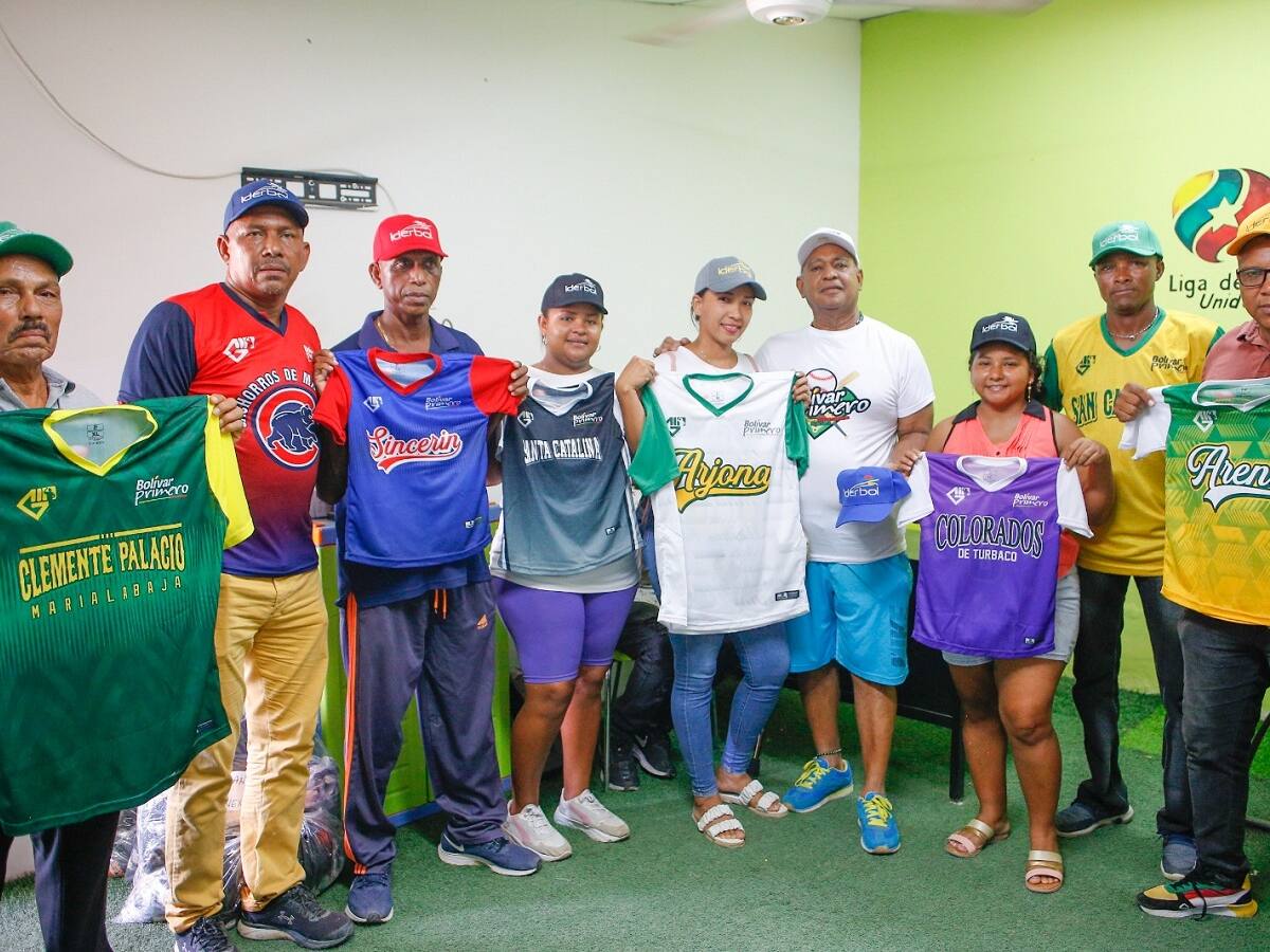 Iderbol entregó dotación a participantes del Torneo Departamental de Béisbol