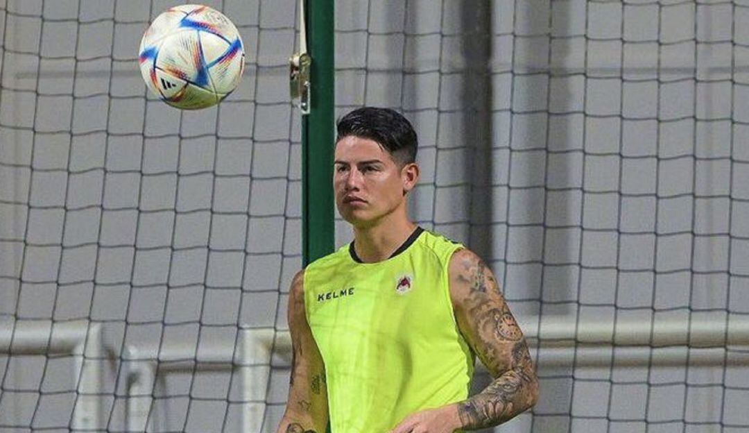 James Rodríguez con el Al-Rayyan