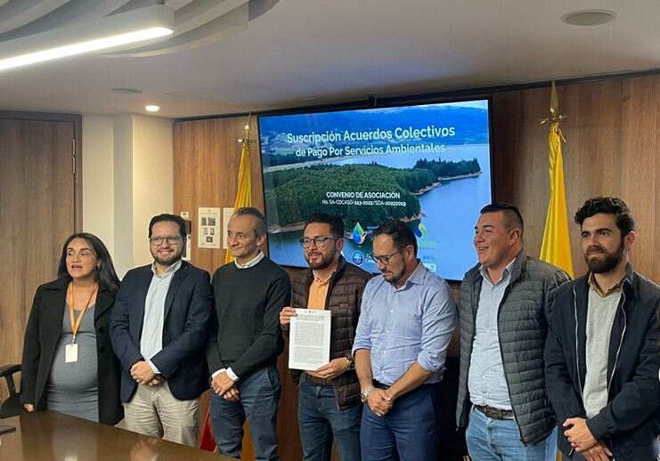 Bogotá y Cundinamarca firman un nuevo pago por servicioambiental para la conservación del agua en la región