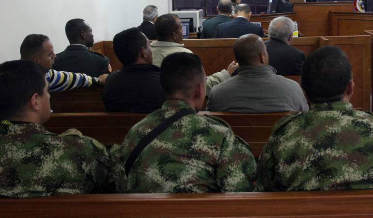 Juicio por falsos positivos. Foto de archivo.