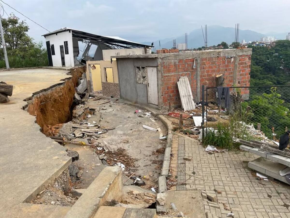 109 mil millones cuesta detener la erosión en el barrio La Feria de Bucaramanga