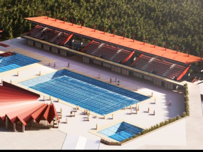 Nuevas piscinas olímpicas de Pereira para Juegos Nacionales - Foto: Alcaldía de Pereira.