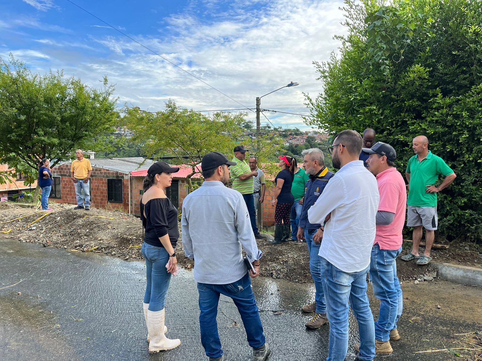 Realizarán obras para reducir el riesgo en el barrio Luis Alberto Duque de Pereira - Alcaldía de Pereira