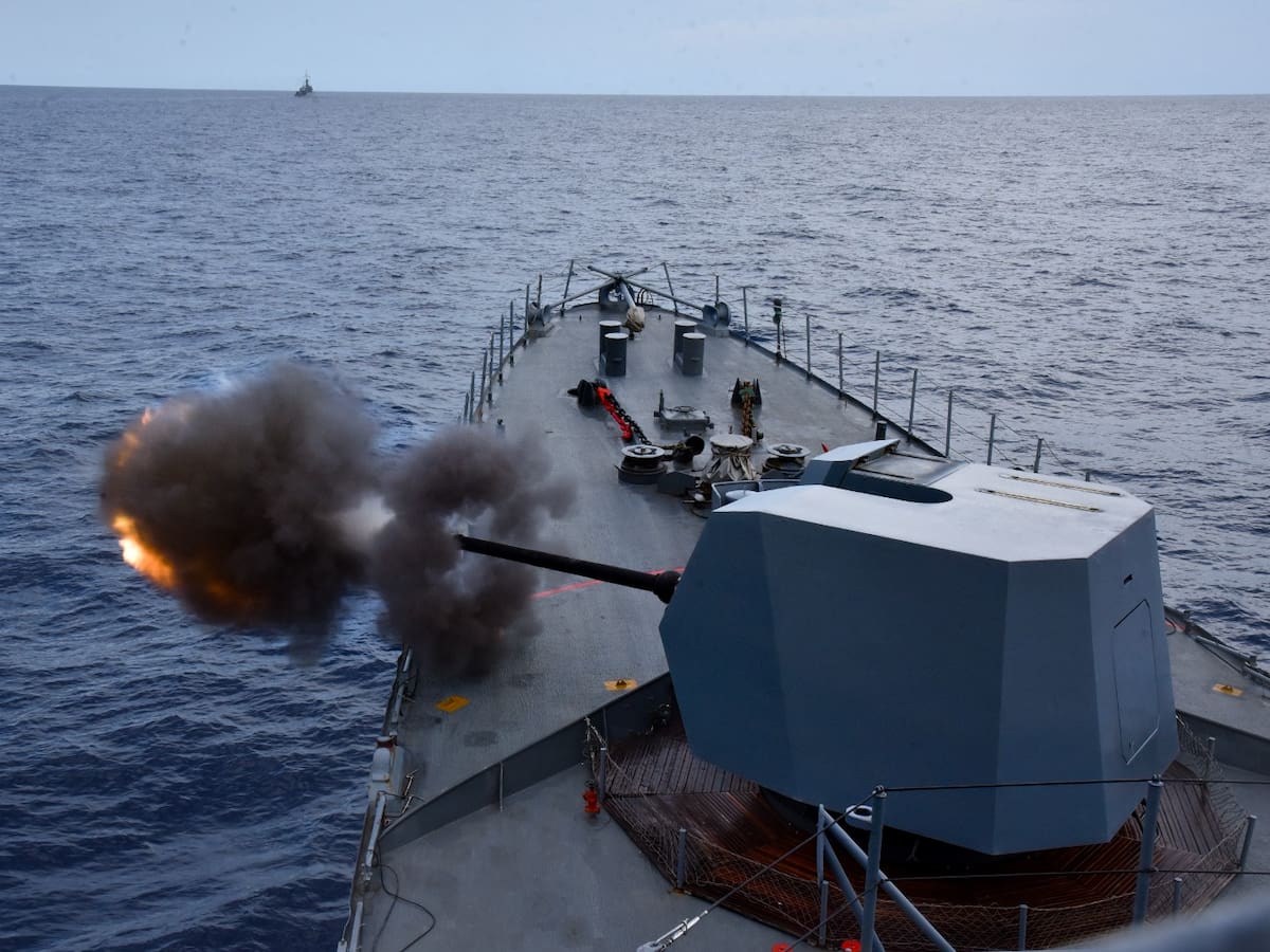 Armada Nacional adelantó ejercicios de entrenamiento en el mar Caribe