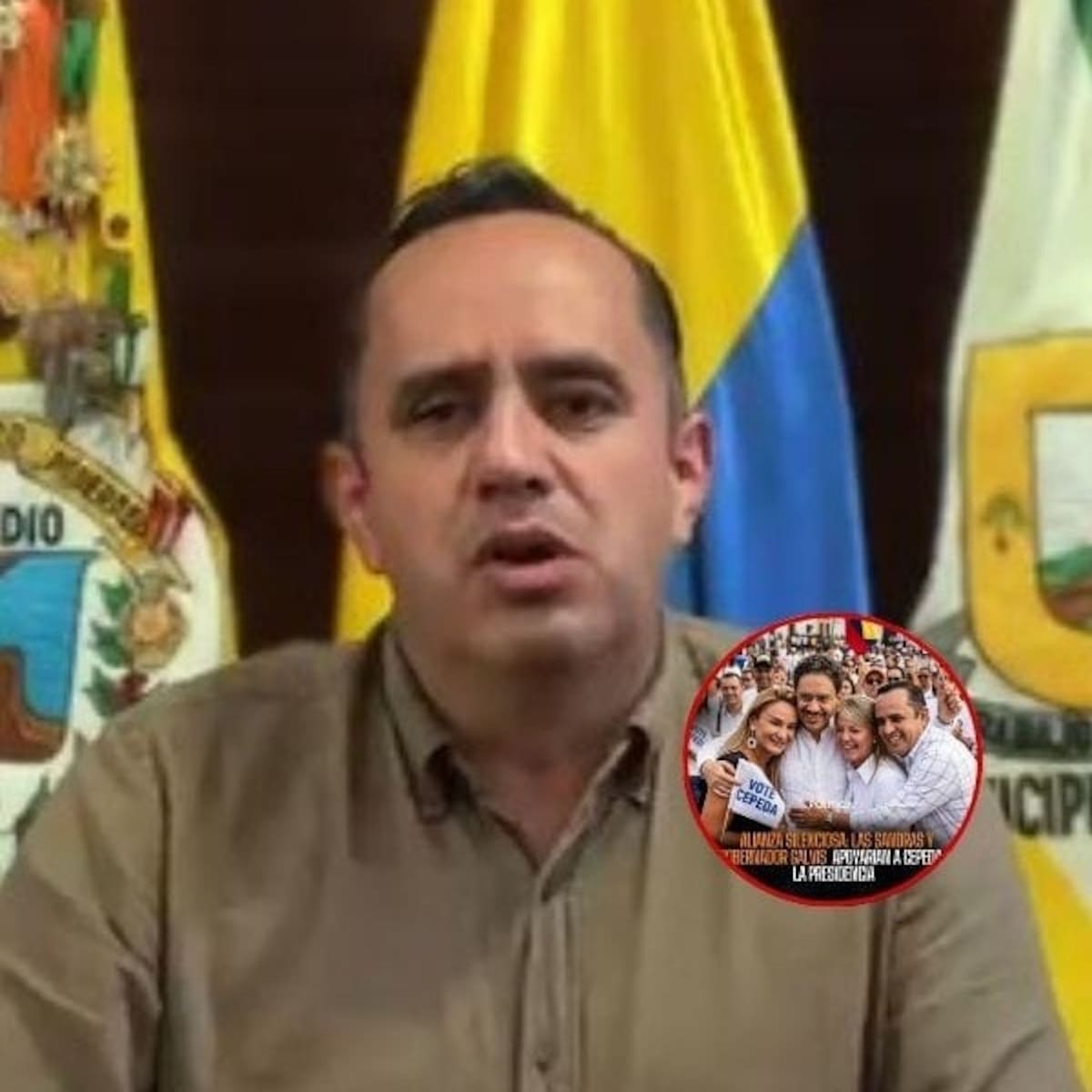 Gobernador del Quindío rechazó uso de imagen creada con IA al parecer para apoyar un candidato