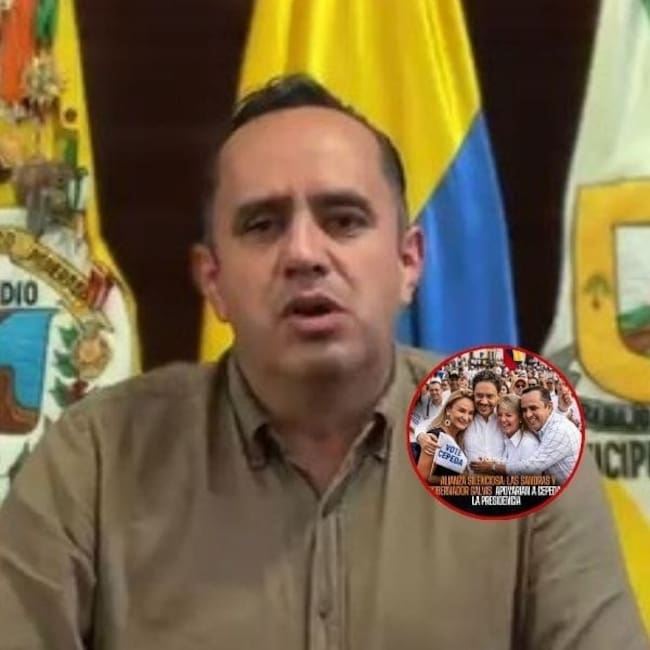 Juan Mguel Galvis, gobernador del Quindío Foto: Cortesía gobernación del Quindío/ redes sociales