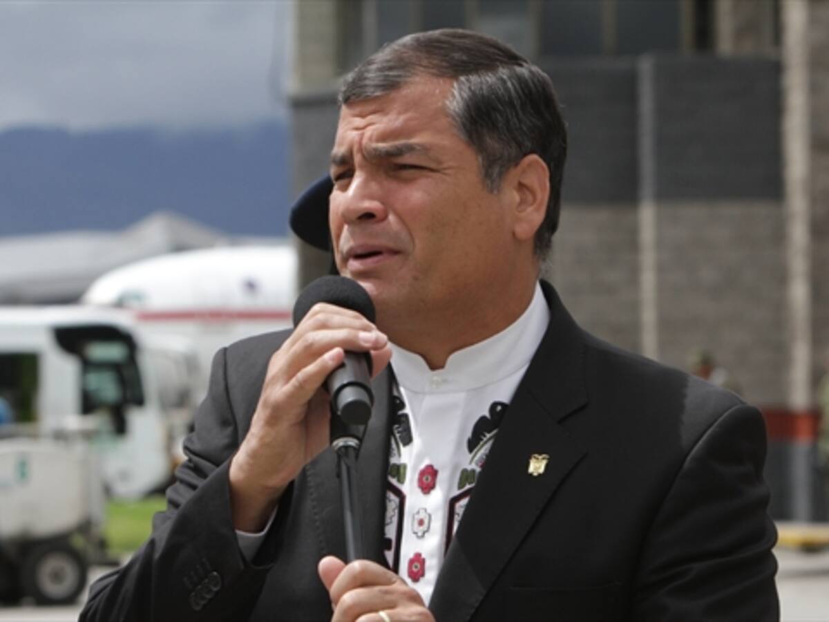 Correa admite diálogos entre Gobierno y ELN en Ecuador