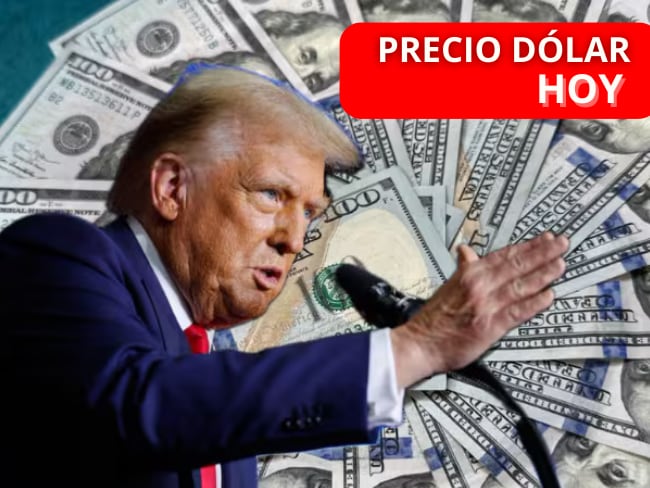 Donald Trump // Dólares // Getty Images