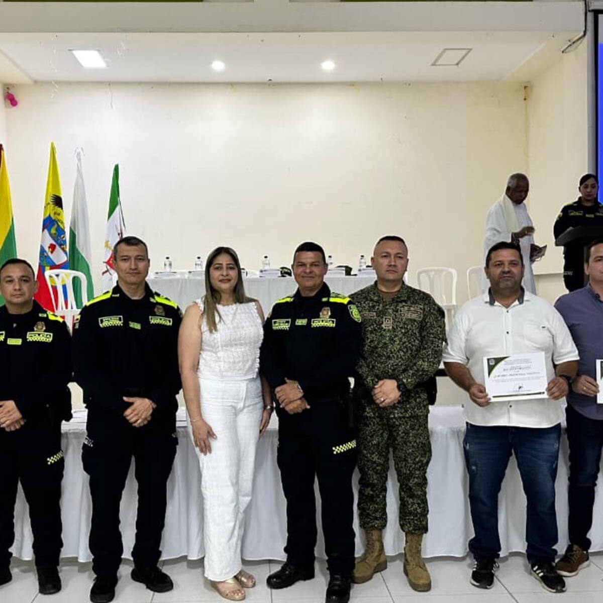 En Magangué: conmemoraron el Día del Veterano de la Fuerza Pública