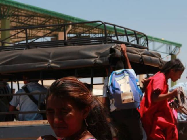 ARCHIVO/ Imagen de referencia de habitantes de Paraguachón en la frontera.