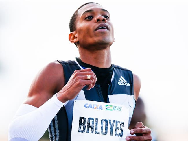 Bernardo Baloyes, atleta colombiano que no estará en la prueba de los 200 metros planos en Tokio