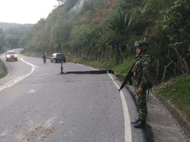 Explosivos en la vía Cúcuta- Ocaña