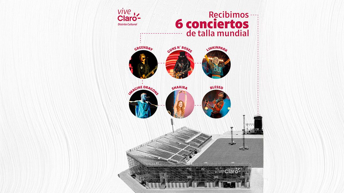 Esta es la apuesta del Vive Claro en Bogotá por el entretenimiento en vivo: “Vivir se siente así”