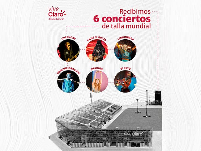 Esta es la apuesta del Vive Claro en Bogotá por el entretenimiento en vivo: “Vivir se siente así”