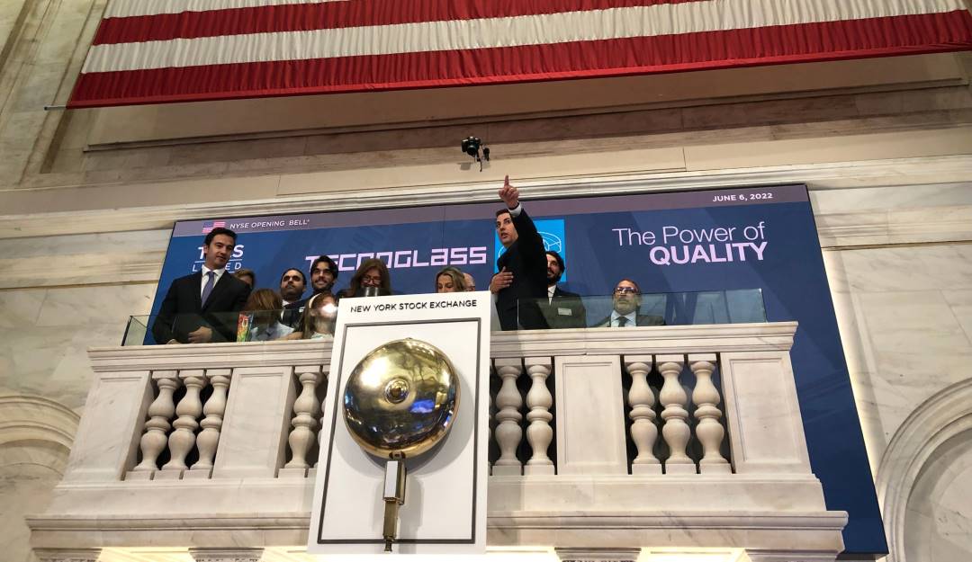 La empresa Tecnoglass dio apertura a la Bolsa de Valores de Nueva York. Foto: Caracol Radio