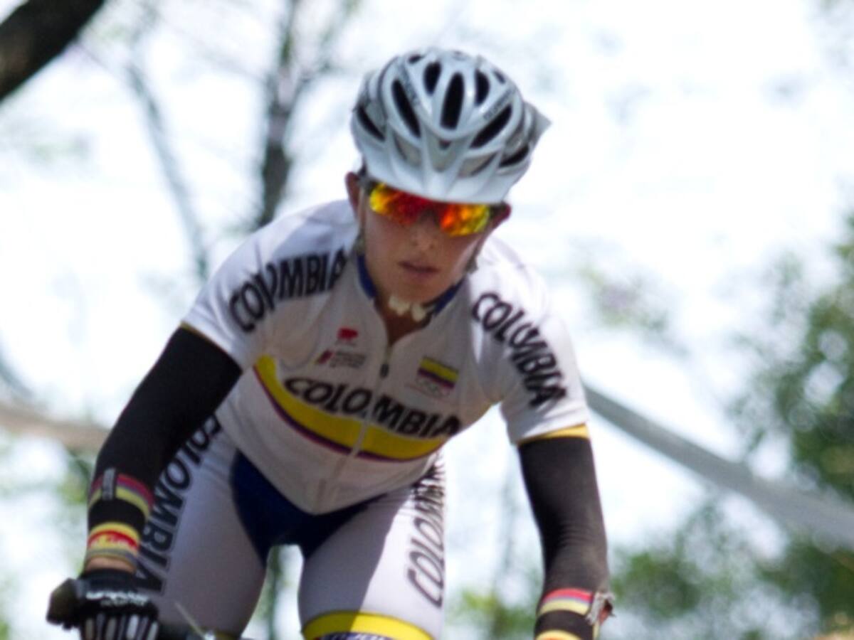Laura Abril, oro para Colombia en ciclomontañismo