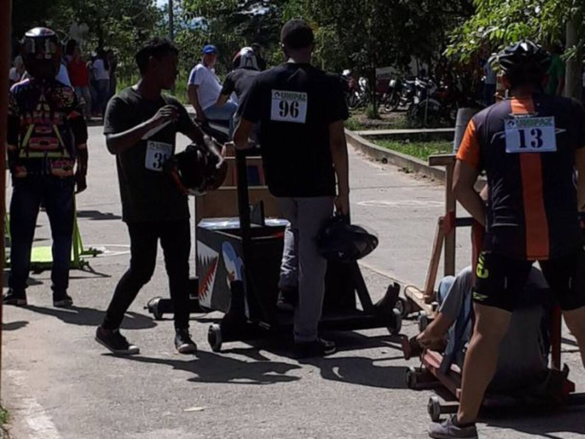 Carrera de ‘Carritos de Balineras’, de los mayores atractivos en la Feria de Manizales