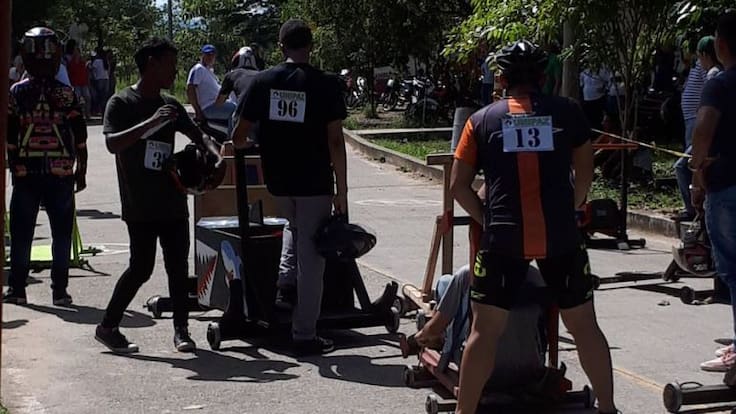 Carrera de ‘Carritos de Balineras’, de los mayores atractivos en la Feria de Manizales