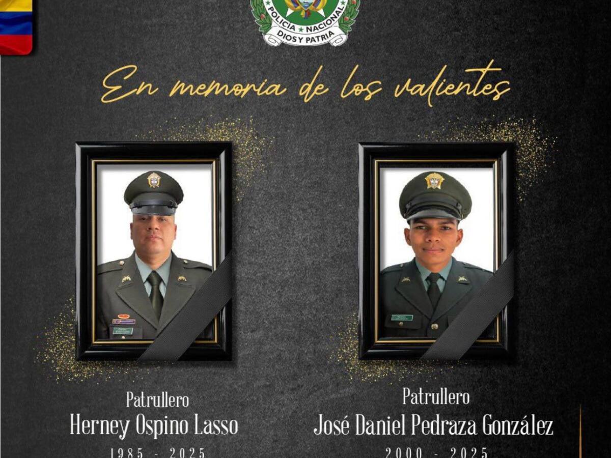 Ofrecen $200 millones de recompensa a quien dé información sobre los asesinos de dos Policías