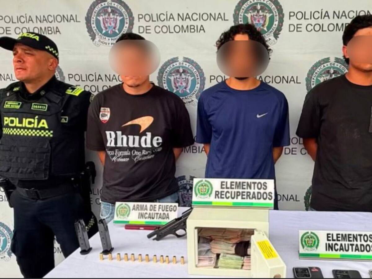 Capturan a dos personas tras hurto de $43 millones en una vivienda de Rionegro