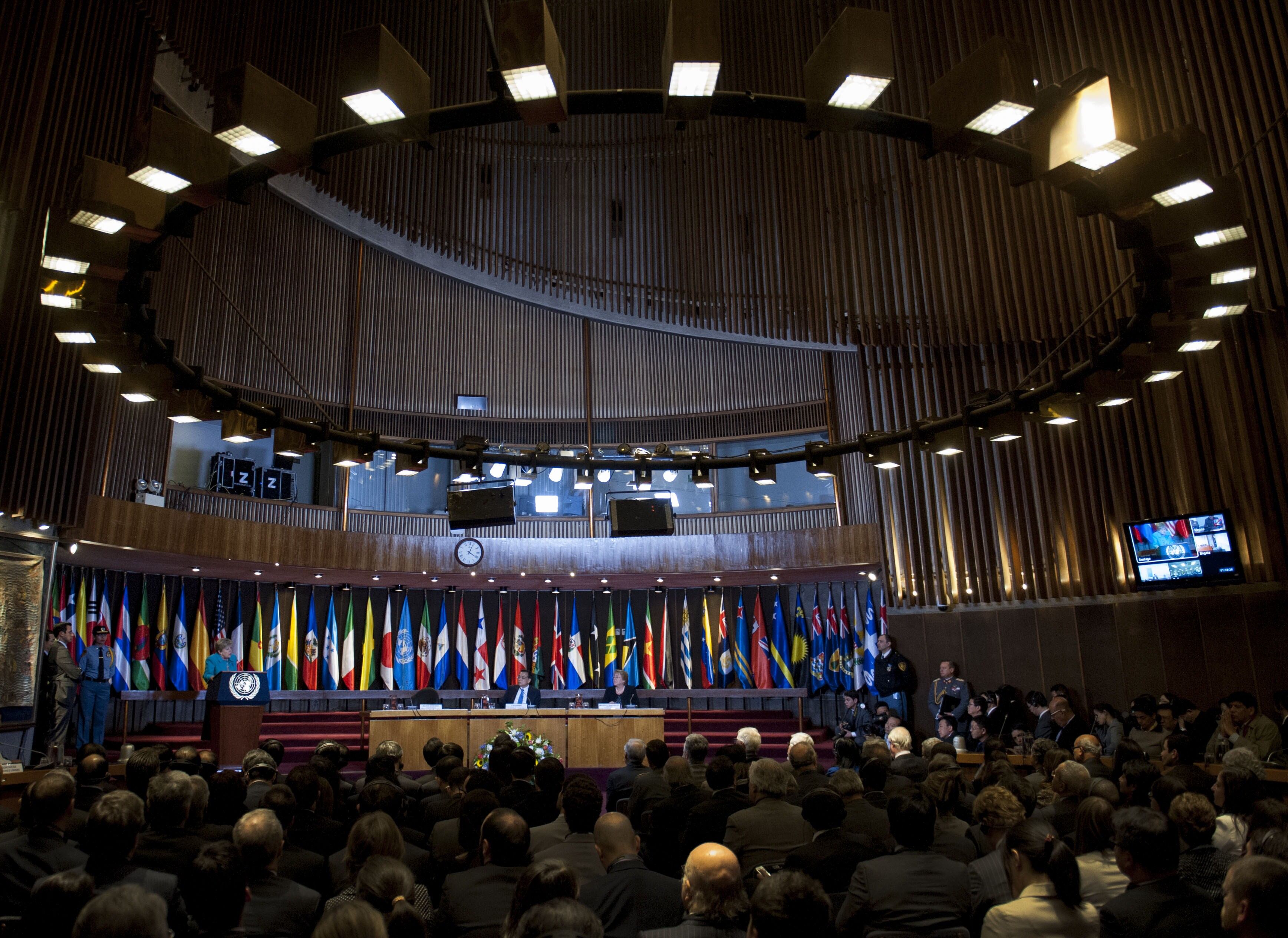 Sede de la CEPAL en Santiago de Chile. 
(Foto: VLADIMIR RODAS/AFP via Getty Images)