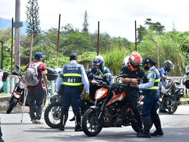 Agentes de tránsito de Ibagué