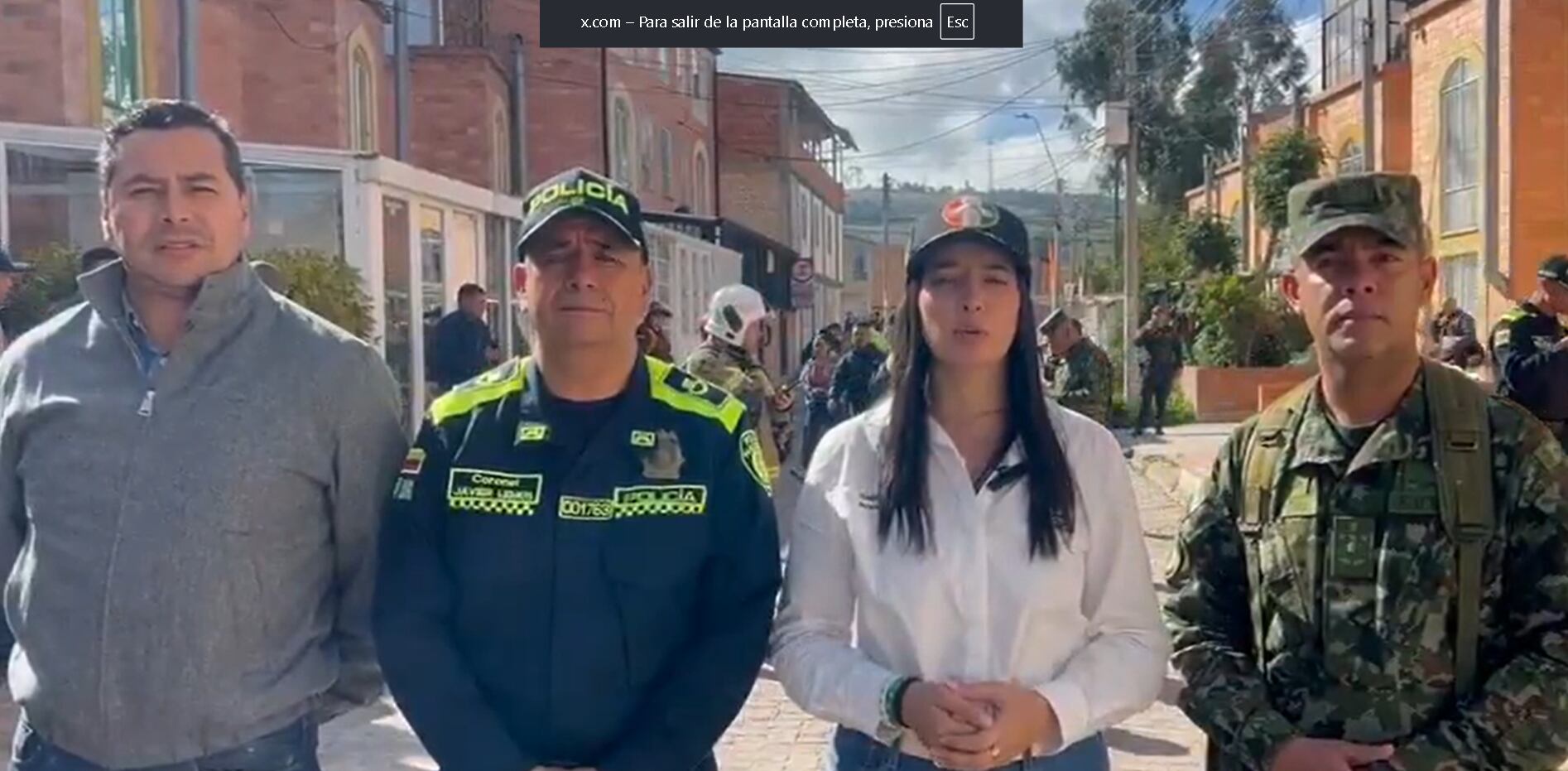 Tensión en Tunja por vehículo sospechoso frente al Batallón Bolívar | Secretaria de Gobierno de Boyacá  Alejandra Pico